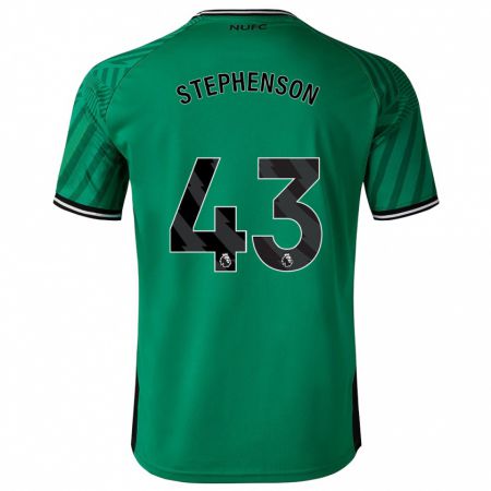 Kandiny Niño Camiseta Dylan Stephenson #43 Verde 2ª Equipación 2023/24 La Camisa Chile