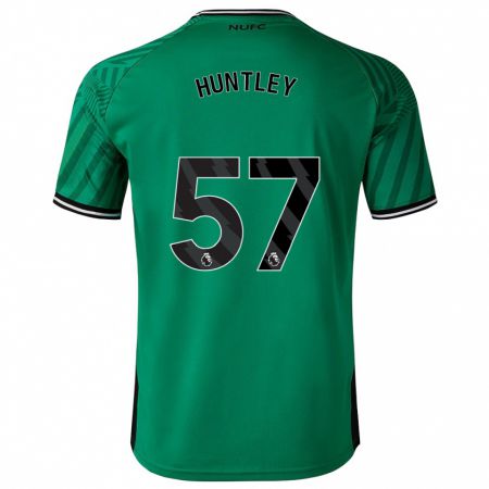 Kandiny Niño Camiseta James Huntley #57 Verde 2ª Equipación 2023/24 La Camisa Chile