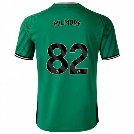 Kandiny Niño Camiseta Carter Milmore #82 Verde 2ª Equipación 2023/24 La Camisa Chile