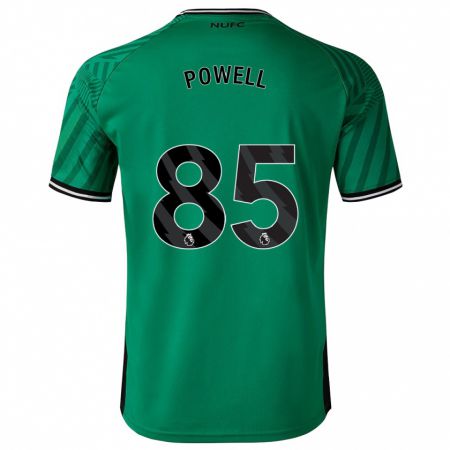 Kandiny Niño Camiseta Rory Powell #85 Verde 2ª Equipación 2023/24 La Camisa Chile