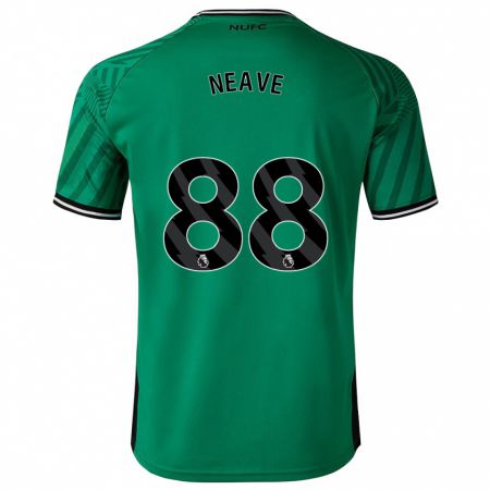 Kandiny Niño Camiseta Sean Neave #88 Verde 2ª Equipación 2023/24 La Camisa Chile