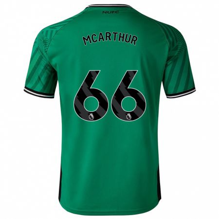 Kandiny Niño Camiseta Charlie Mcarthur #66 Verde 2ª Equipación 2023/24 La Camisa Chile
