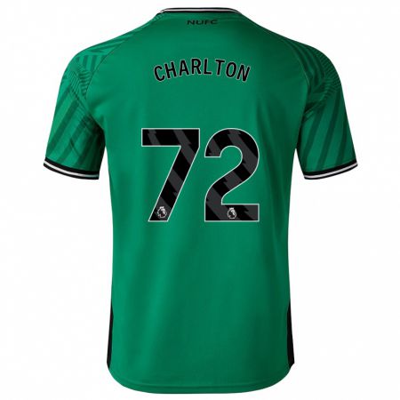 Kandiny Niño Camiseta Dylan Charlton #72 Verde 2ª Equipación 2023/24 La Camisa Chile