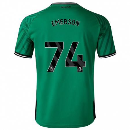 Kandiny Niño Camiseta Johnny Emerson #74 Verde 2ª Equipación 2023/24 La Camisa Chile
