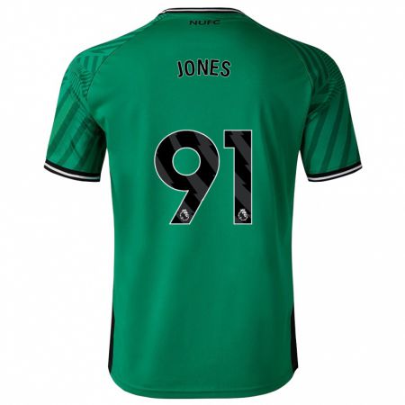 Kandiny Niño Camiseta Tyler Jones #91 Verde 2ª Equipación 2023/24 La Camisa Chile