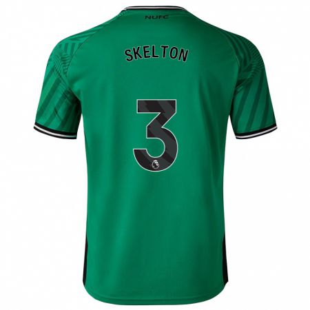 Kandiny Niño Camiseta Keira Skelton #3 Verde 2ª Equipación 2023/24 La Camisa Chile