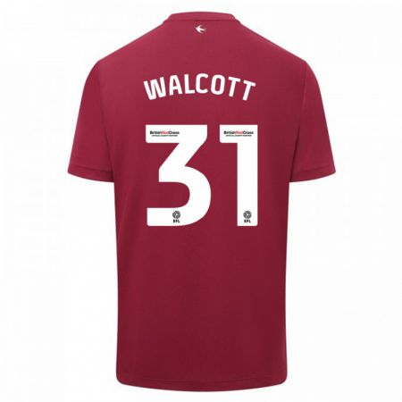Kandiny Niño Camiseta Malachi Fagan-Walcott #31 Rojo 2ª Equipación 2023/24 La Camisa Chile