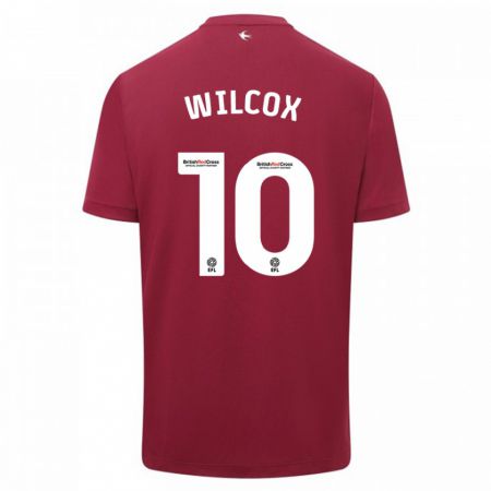 Kandiny Niño Camiseta Danielle Wilcox #10 Rojo 2ª Equipación 2023/24 La Camisa Chile