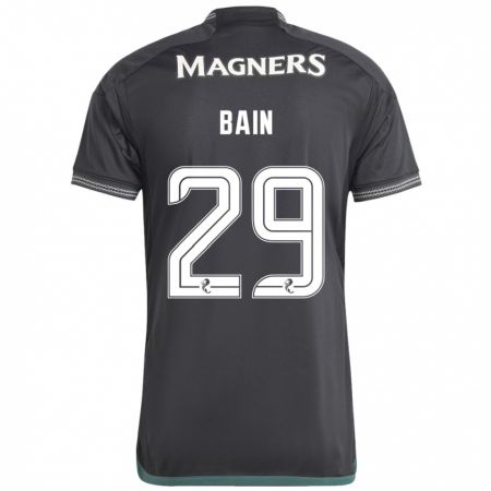 Kandiny Niño Camiseta Scott Bain #29 Negro 2ª Equipación 2023/24 La Camisa Chile