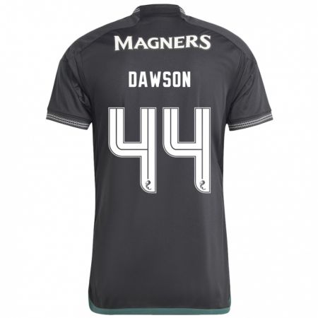 Kandiny Niño Camiseta Joey Dawson #44 Negro 2ª Equipación 2023/24 La Camisa Chile