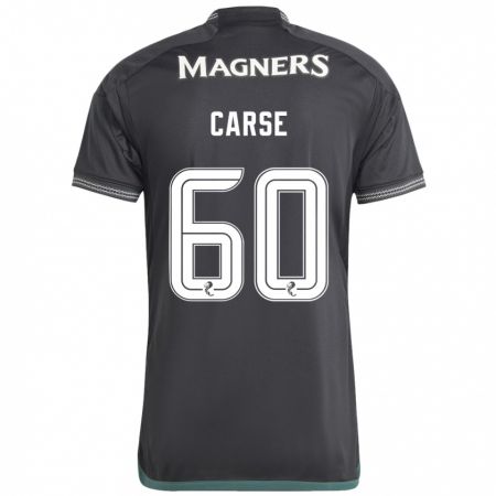 Kandiny Niño Camiseta Mackenzie Carse #60 Negro 2ª Equipación 2023/24 La Camisa Chile