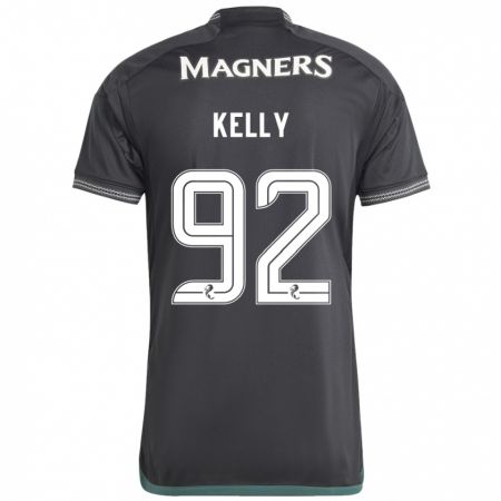Kandiny Niño Camiseta Daniel Kelly #92 Negro 2ª Equipación 2023/24 La Camisa Chile