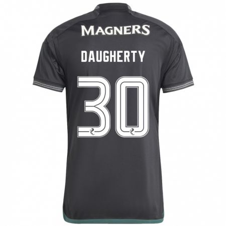 Kandiny Niño Camiseta Kelsey Daugherty #30 Negro 2ª Equipación 2023/24 La Camisa Chile