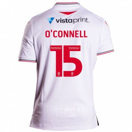 Kandiny Niño Camiseta Eoghan O'connell #15 Blanco 2ª Equipación 2023/24 La Camisa Chile