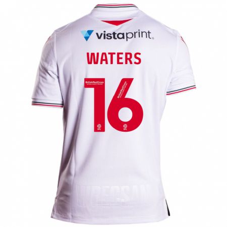 Kandiny Niño Camiseta Billy Waters #16 Blanco 2ª Equipación 2023/24 La Camisa Chile