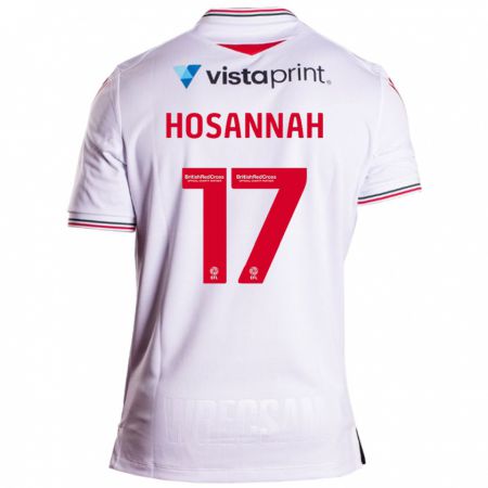 Kandiny Niño Camiseta Bryce Hosannah #17 Blanco 2ª Equipación 2023/24 La Camisa Chile