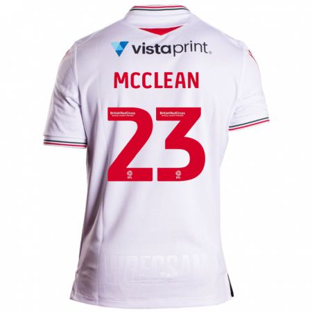 Kandiny Niño Camiseta James Mcclean #23 Blanco 2ª Equipación 2023/24 La Camisa Chile