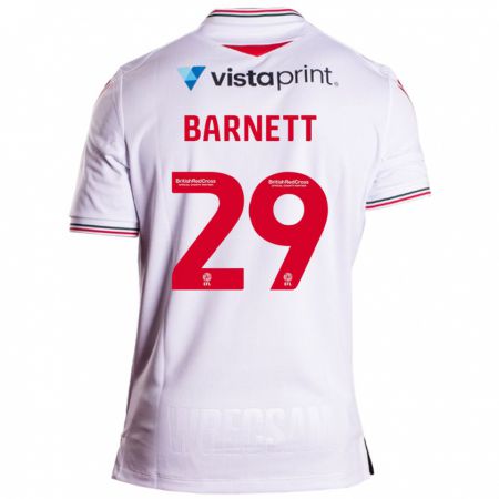 Kandiny Niño Camiseta Ryan Barnett #29 Blanco 2ª Equipación 2023/24 La Camisa Chile