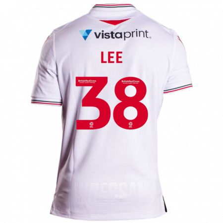 Kandiny Niño Camiseta Elliot Lee #38 Blanco 2ª Equipación 2023/24 La Camisa Chile