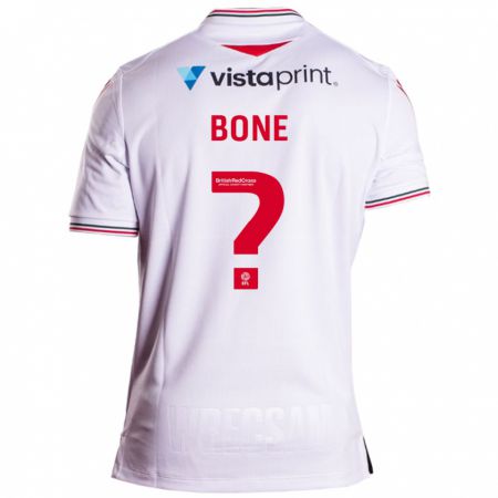 Kandiny Niño Camiseta Kai Bone #0 Blanco 2ª Equipación 2023/24 La Camisa Chile