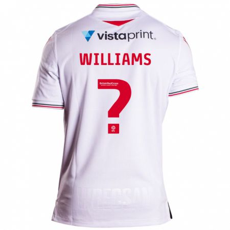 Kandiny Niño Camiseta Sam Williams #0 Blanco 2ª Equipación 2023/24 La Camisa Chile