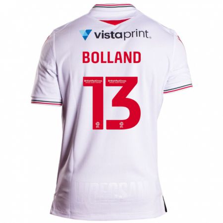 Kandiny Niño Camiseta Charlotte Bolland #13 Blanco 2ª Equipación 2023/24 La Camisa Chile