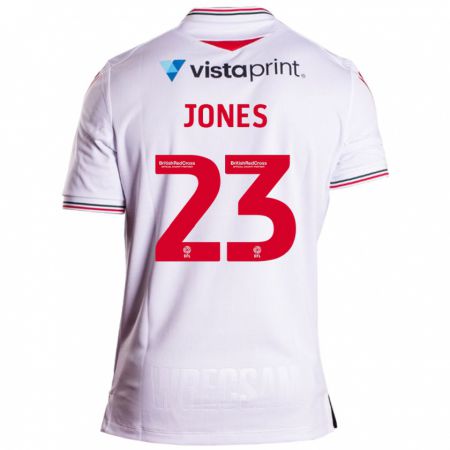 Kandiny Niño Camiseta Ruby Jones #23 Blanco 2ª Equipación 2023/24 La Camisa Chile