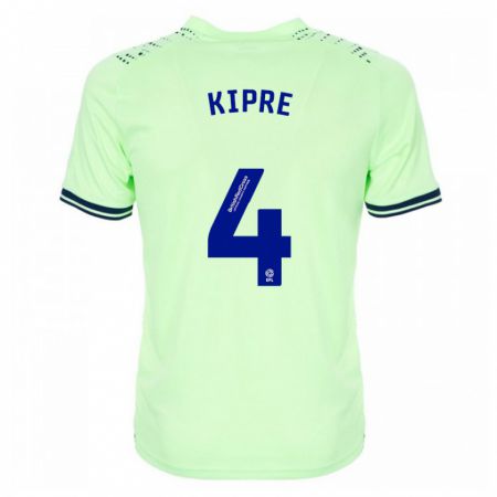 Kandiny Niño Camiseta Cédric Kipré #4 Armada 2ª Equipación 2023/24 La Camisa Chile