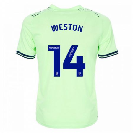 Kandiny Niño Camiseta Steph Weston #14 Armada 2ª Equipación 2023/24 La Camisa Chile