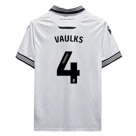 Kandiny Niño Camiseta Will Vaulks #4 Blanco 2ª Equipación 2023/24 La Camisa Chile