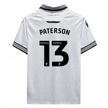 Kandiny Niño Camiseta Callum Paterson #13 Blanco 2ª Equipación 2023/24 La Camisa Chile