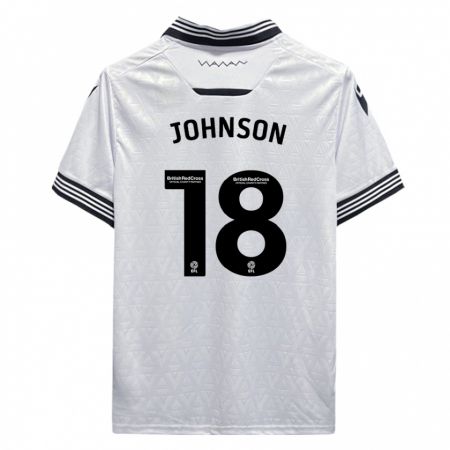 Kandiny Niño Camiseta Marvin Johnson #18 Blanco 2ª Equipación 2023/24 La Camisa Chile