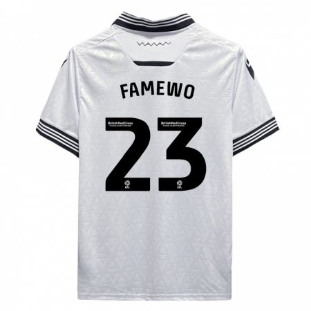 Kandiny Niño Camiseta Akin Famewo #23 Blanco 2ª Equipación 2023/24 La Camisa Chile