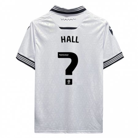 Kandiny Niño Camiseta Jack Hall #0 Blanco 2ª Equipación 2023/24 La Camisa Chile