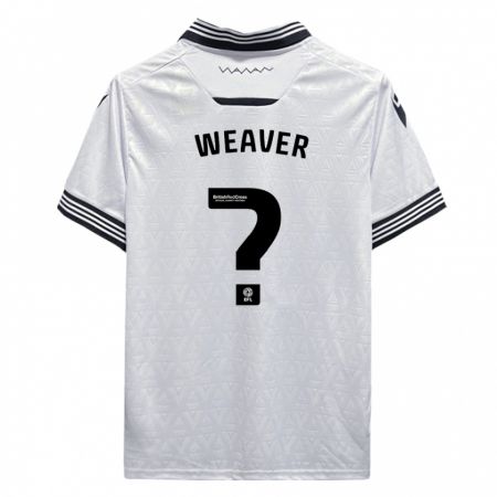 Kandiny Niño Camiseta Ernie Weaver #0 Blanco 2ª Equipación 2023/24 La Camisa Chile