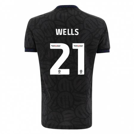 Kandiny Niño Camiseta Nahki Wells #21 Negro 2ª Equipación 2023/24 La Camisa Chile