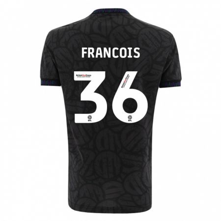 Kandiny Niño Camiseta Marlee Francois #36 Negro 2ª Equipación 2023/24 La Camisa Chile