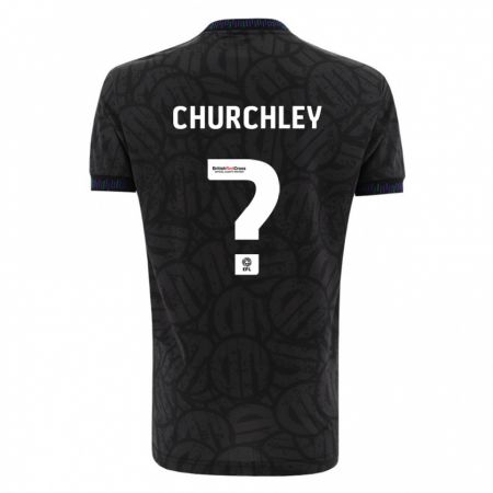 Kandiny Niño Camiseta Kai Churchley #0 Negro 2ª Equipación 2023/24 La Camisa Chile