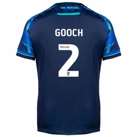 Kandiny Niño Camiseta Lynden Gooch #2 Armada 2ª Equipación 2023/24 La Camisa Chile