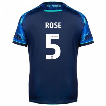 Kandiny Niño Camiseta Michael Rose #5 Armada 2ª Equipación 2023/24 La Camisa Chile