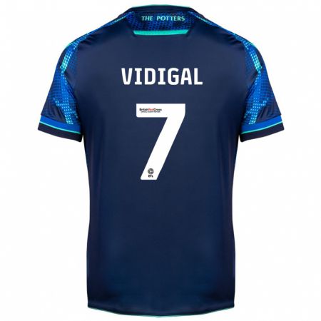 Kandiny Niño Camiseta André Vidigal #7 Armada 2ª Equipación 2023/24 La Camisa Chile