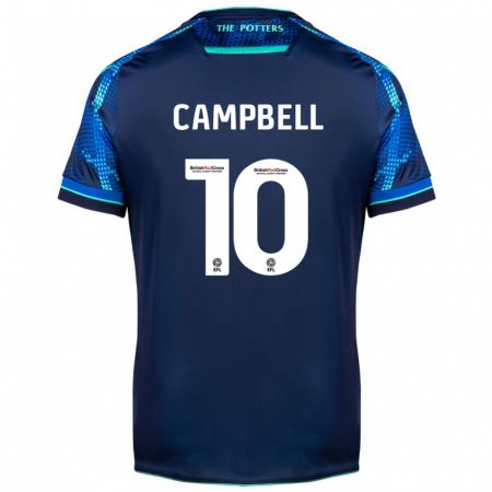 Kandiny Niño Camiseta Tyrese Campbell #10 Armada 2ª Equipación 2023/24 La Camisa Chile