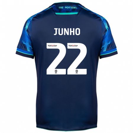 Kandiny Niño Camiseta Joon-Ho Bae #22 Armada 2ª Equipación 2023/24 La Camisa Chile
