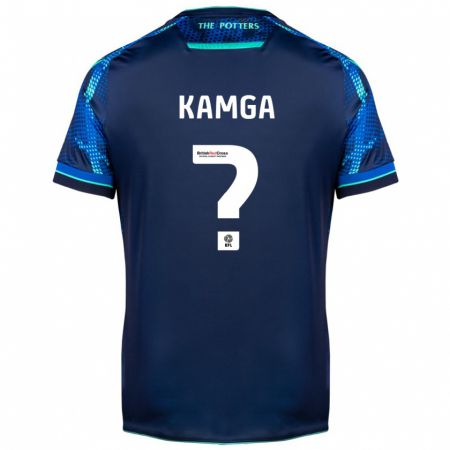 Kandiny Niño Camiseta Ian Kamga #0 Armada 2ª Equipación 2023/24 La Camisa Chile