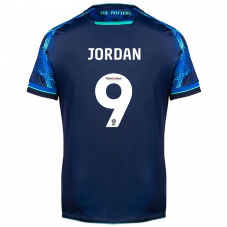 Kandiny Niño Camiseta Saffron Jordan #9 Armada 2ª Equipación 2023/24 La Camisa Chile