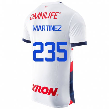 Kandiny Niño Camiseta Isaac Martínez #235 Blanco 2ª Equipación 2023/24 La Camisa Chile