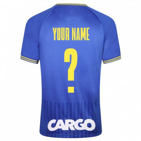 Kandiny Niño Camiseta Su Nombre #0 Azul 2ª Equipación 2023/24 La Camisa Chile