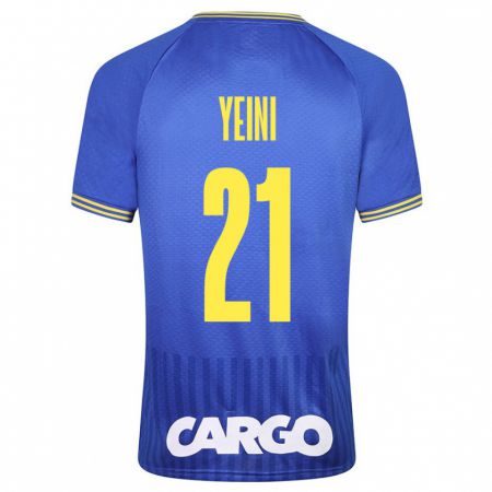 Kandiny Niño Camiseta Sheran Yeini #21 Azul 2ª Equipación 2023/24 La Camisa Chile