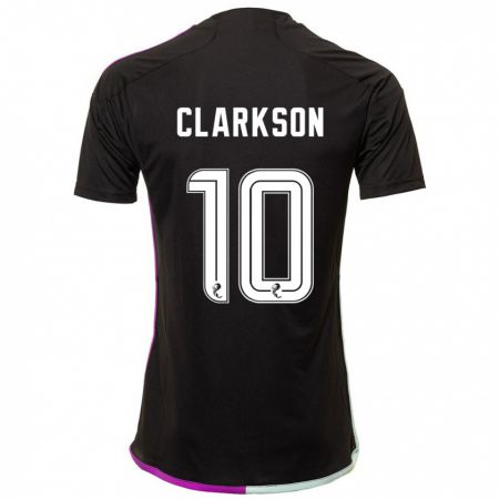 Kandiny Niño Camiseta Leighton Clarkson #10 Negro 2ª Equipación 2023/24 La Camisa Chile
