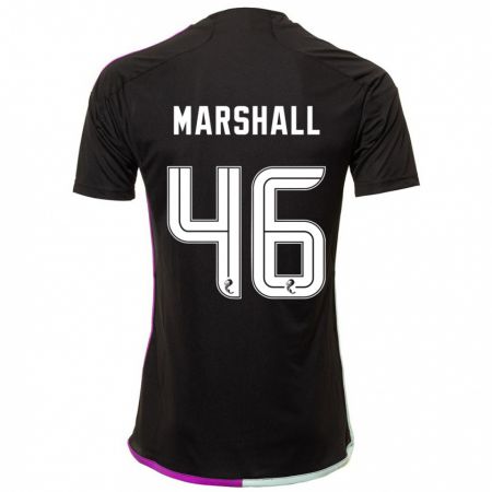 Kandiny Niño Camiseta Findlay Marshall #46 Negro 2ª Equipación 2023/24 La Camisa Chile